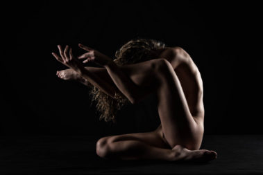 Vivian Cove in a fine art pose