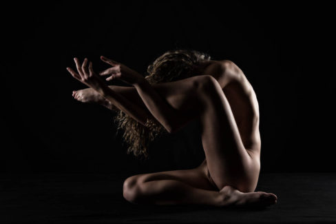 Vivian Cove in a fine art pose