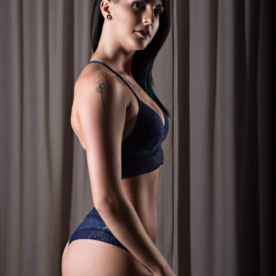 Image of Shaylenepase wearing navy blue lingerie