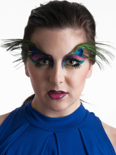 Brenna Recipko is the peacock