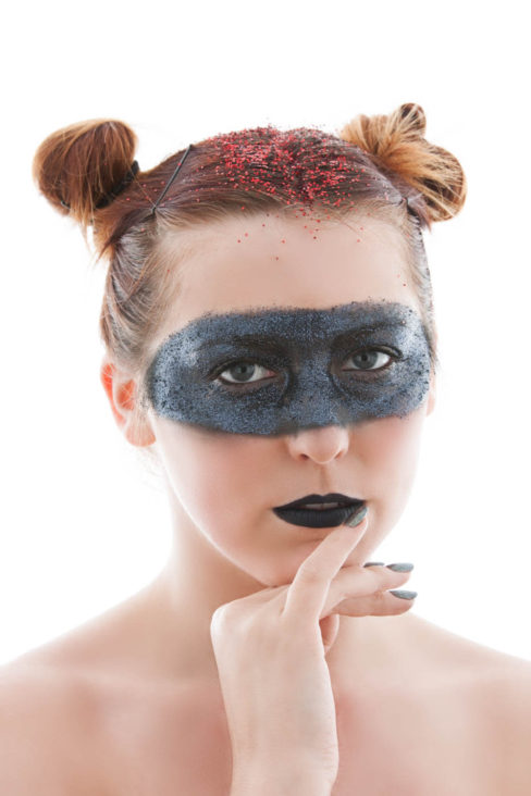 Brenna Clanahan's glitter head shot