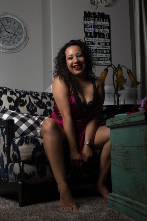 Image of Victoria Nuncio as a playful spirit