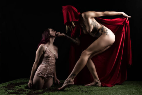 Image of GreasyRose and Positively Complicated in necromancy