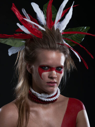 Shelby Wolf Aztec on Black