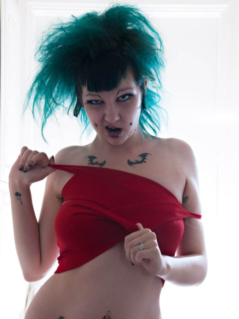 Alt model Patient Zero in candy stripes