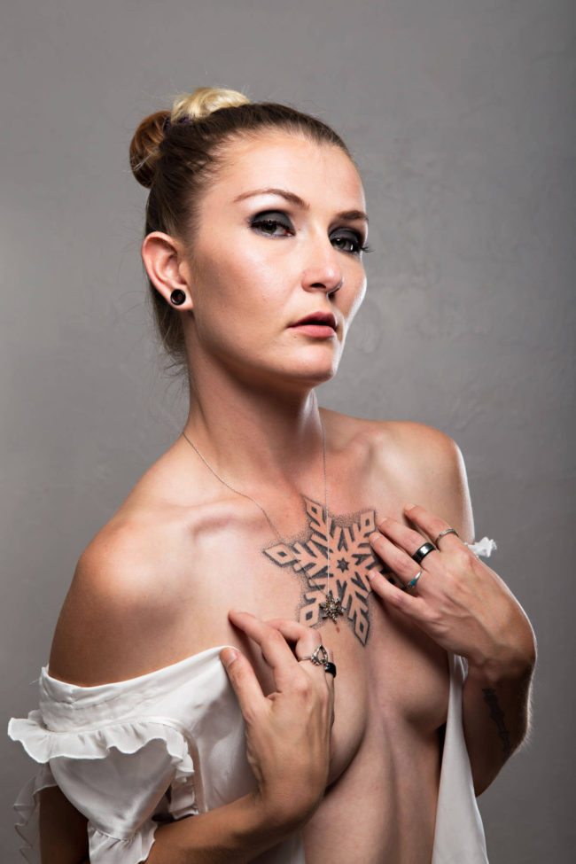 Glamour portrait Maja Violette Winter