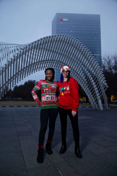 In Luck Modeling with @bri_baddies14 and @lyricalsiren9932.0